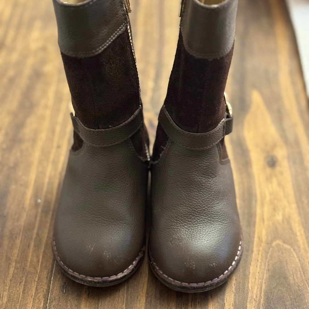 Janie and Jack Brown Leather Boots